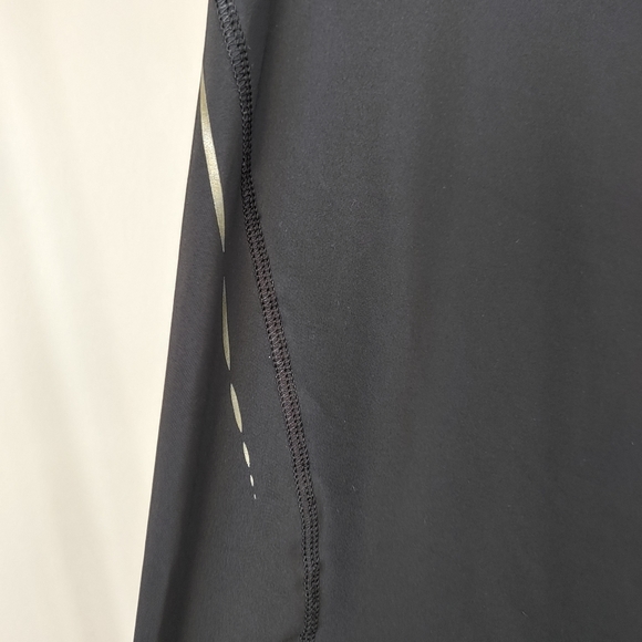 Adidas Yoga Pants Athletic Pants Size Small Black Green Climacool Flare Legging - Picture 4 of 14